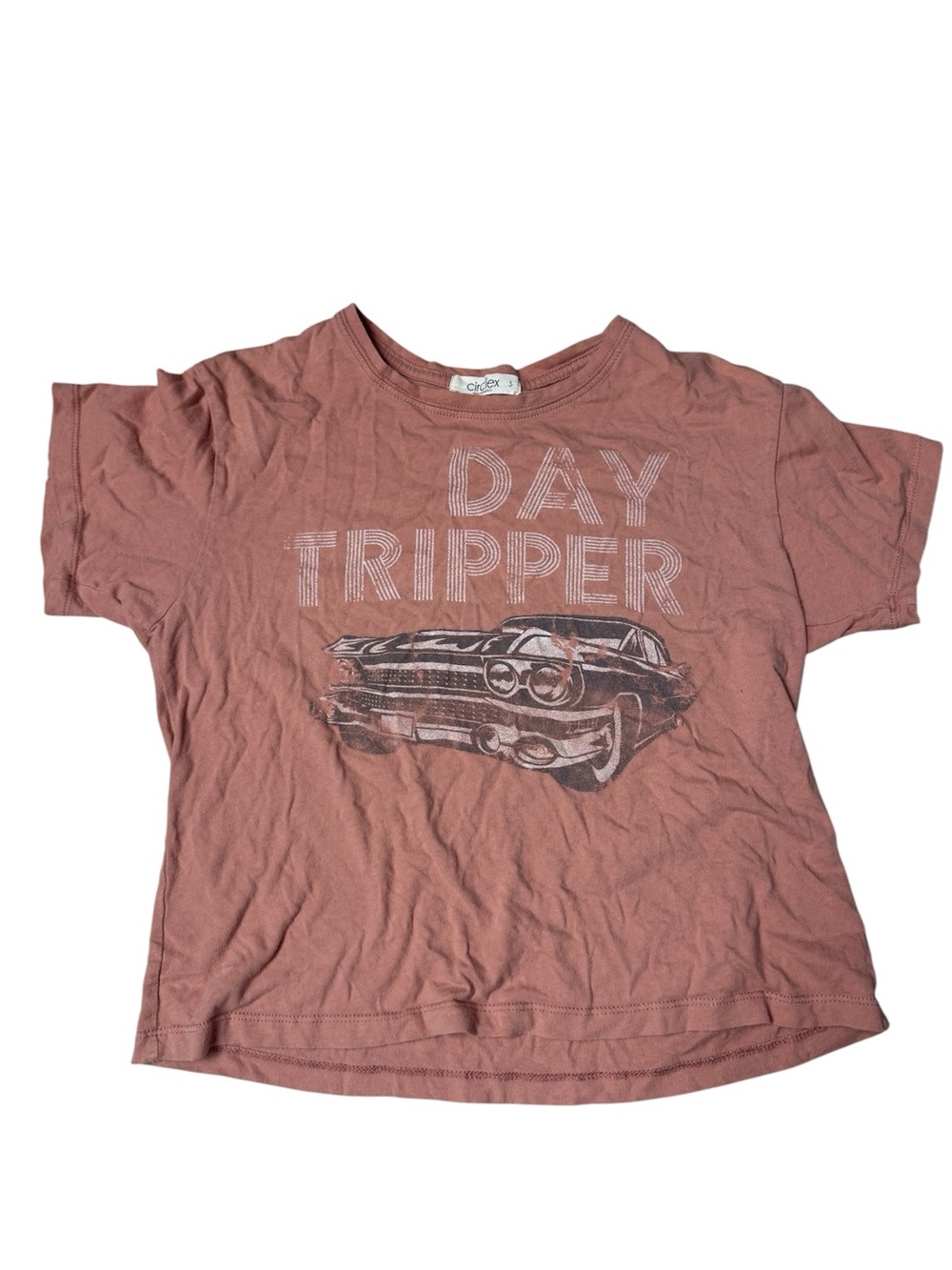 Cirlcex DAY TRIPPER Graphic tee crop shirt